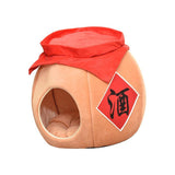 Cave Pet Bed Dogs Tent Small Medium Puppy Nest Kitten Hut Cats Warm House L Yellow - Aladdin Shoppers