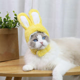 rabbit Hat Headband Party Costume Accessory Headwear for Small Dogs yellow - Aladdin Shoppers