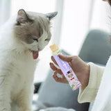 Cat Sticks Interactive Easy Digestion Snack Feeding for Adult Senior Cats salmon - Aladdin Shoppers