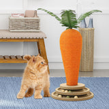 Cat Scratching Post Turntable Interactive Toy for Indoor Playing Grind Claws 29cmx46cm - Aladdin Shoppers