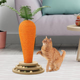 Cat Scratching Post Turntable Interactive Toy for Indoor Playing Grind Claws 29cmx46cm - Aladdin Shoppers