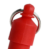 3x Lightweight Pet Dog ID Tag Tube for Puppy Address Label Tube Anti Lost Red - Aladdin Shoppers