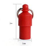 3x Lightweight Pet Dog ID Tag Tube for Puppy Address Label Tube Anti Lost Red - Aladdin Shoppers
