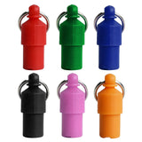 3x Lightweight Pet Dog ID Tag Tube for Puppy Address Label Tube Anti Lost Red - Aladdin Shoppers