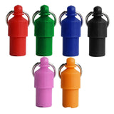 3x Lightweight Pet Dog ID Tag Tube for Puppy Address Label Tube Anti Lost Red - Aladdin Shoppers