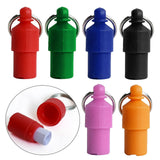 3x Lightweight Pet Dog ID Tag Tube for Puppy Address Label Tube Anti Lost Red - Aladdin Shoppers