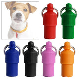 3x Lightweight Pet Dog ID Tag Tube for Puppy Address Label Tube Anti Lost Red - Aladdin Shoppers