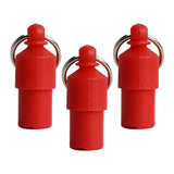 3x Lightweight Pet Dog ID Tag Tube for Puppy Address Label Tube Anti Lost Red - Aladdin Shoppers