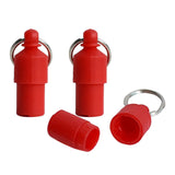 3x Lightweight Pet Dog ID Tag Tube for Puppy Address Label Tube Anti Lost Red - Aladdin Shoppers