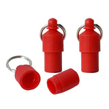 3x Lightweight Pet Dog ID Tag Tube for Puppy Address Label Tube Anti Lost Red - Aladdin Shoppers