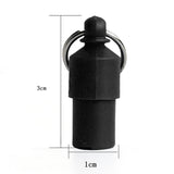 3x Lightweight Pet Dog ID Tag Tube for Puppy Address Label Tube Anti Lost Black - Aladdin Shoppers
