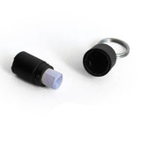 3x Lightweight Pet Dog ID Tag Tube for Puppy Address Label Tube Anti Lost Black - Aladdin Shoppers