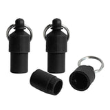 3x Lightweight Pet Dog ID Tag Tube for Puppy Address Label Tube Anti Lost Black - Aladdin Shoppers