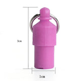 3x Lightweight Pet Dog ID Tag Tube for Puppy Address Label Tube Anti Lost Pink - Aladdin Shoppers
