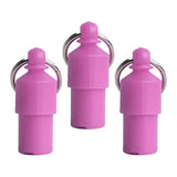 3x Lightweight Pet Dog ID Tag Tube for Puppy Address Label Tube Anti Lost Pink - Aladdin Shoppers