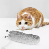 Cat Catnip Toy Kitten Bite Resistant Soft Exercise Stuffed Plush Cat Pillows gray - Aladdin Shoppers