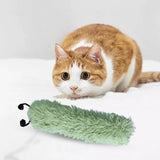 Cat Catnip Toy Kitten Bite Resistant Soft Exercise Stuffed Plush Cat Pillows green - Aladdin Shoppers