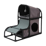 Mult Functional Cat Condo Climbing Frame Ball Indoor Cats Grind Claws Gray - Aladdin Shoppers