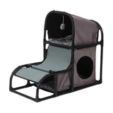Mult Functional Cat Condo Climbing Frame Ball Indoor Cats Grind Claws Gray - Aladdin Shoppers