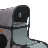 Mult Functional Cat Condo Climbing Frame Ball Indoor Cats Grind Claws Gray - Aladdin Shoppers