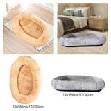 Creative Dog Bed for Human Breathable Warm Soft for Dogs Birthday Gifts 135x85x30cm Khaki - Aladdin Shoppers