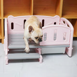 PP Dog Bed Pet Sofa 78.5x48x40cm Weight Capacity 100kg for Daily Use Durable Basic Pink - Aladdin Shoppers