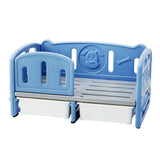 PP Dog Bed Pet Sofa 78.5x48x40cm Weight Capacity 100kg for Daily Use Durable With 2 Boxes Blue - Aladdin Shoppers