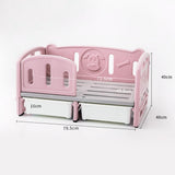 PP Dog Bed Pet Sofa 78.5x48x40cm Weight Capacity 100kg for Daily Use Durable With 2 Boxes Pink - Aladdin Shoppers