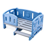 PP Dog Bed Pet Sofa 78.5x48x40cm Weight Capacity 100kg for Daily Use Durable With Ladder Box Blue - Aladdin Shoppers