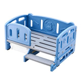 PP Dog Bed Pet Sofa 78.5x48x40cm Weight Capacity 100kg for Daily Use Durable With Ladder Box Blue - Aladdin Shoppers