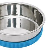 Cat Food Bowls Pets Dish Kitty Kitten Watering Supplies Waterer Feeder Dog Blue - Aladdin Shoppers