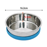 Cat Food Bowls Pets Dish Kitty Kitten Watering Supplies Waterer Feeder Dog Blue - Aladdin Shoppers