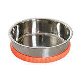 Cat Food Bowls Pets Dish Kitty Kitten Watering Supplies Waterer Feeder Dog Orange - Aladdin Shoppers