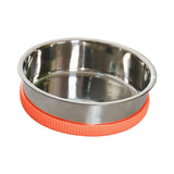 Cat Food Bowls Pets Dish Kitty Kitten Watering Supplies Waterer Feeder Dog Orange - Aladdin Shoppers