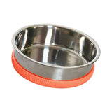 Cat Food Bowls Pets Dish Kitty Kitten Watering Supplies Waterer Feeder Dog Orange - Aladdin Shoppers