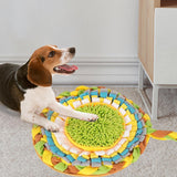 Dog Snuffle Pad Puzzle Toys Food Dispenser Round for Small/Large Dogs Puppy - Aladdin Shoppers