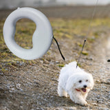 Freely Retractable Dog Leash Traction Rope Nylon for Small/Medium Dog No Bag Dispenser - Aladdin Shoppers