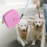 Portable Retractable Dog Leash Pet Leads for Dogs Medium Small Pet Walking 2m pink square - Aladdin Shoppers