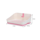 Indoor Dog Toilet Puppy Pee Tray Washable for Small Medium and Large Dogs pink - Aladdin Shoppers