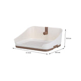 Indoor Dog Toilet Puppy Pee Tray Washable for Small Medium and Large Dogs brown - Aladdin Shoppers