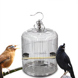 Bird Cage with Food Cup Hanging Pet Supplies Parrot Cockatiel Conures - Aladdin Shoppers