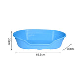 Cat Bed Bathing Calming Cushion Comfortable Nonslip Blanket Cozy Dog House 85.5cmx58cmx26cm blue - Aladdin Shoppers