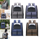 Pet Cat Carrier Backpack Dog Travel Bag Tote Adjustable Shoulder Strap Gray - Aladdin Shoppers