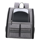 Pet Cat Carrier Backpack Dog Travel Bag Tote Adjustable Shoulder Strap Gray - Aladdin Shoppers