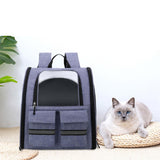 Pet Cat Carrier Backpack Dog Travel Bag Tote Adjustable Shoulder Strap Violet - Aladdin Shoppers