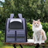 Pet Cat Carrier Backpack Dog Travel Bag Tote Adjustable Shoulder Strap Violet - Aladdin Shoppers