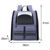 Pet Cat Carrier Backpack Dog Travel Bag Tote Adjustable Shoulder Strap Violet - Aladdin Shoppers