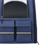 Pet Cat Carrier Backpack Dog Travel Bag Tote Adjustable Shoulder Strap Blue - Aladdin Shoppers