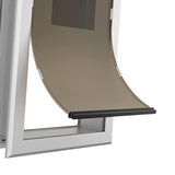 Dog Door with Flap with Aluminum Frame with Sliding Lock Panel Pet Door S - Aladdin Shoppers