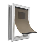 Dog Door with Flap with Aluminum Frame with Sliding Lock Panel Pet Door S - Aladdin Shoppers